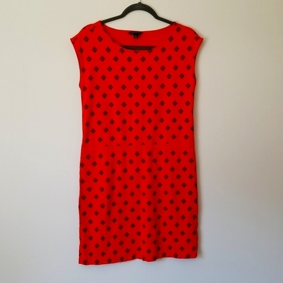 Tommy Hilfiger Women's Red Sleeveless Tie Waist Sheath Dress Small - Picture 1 of 7